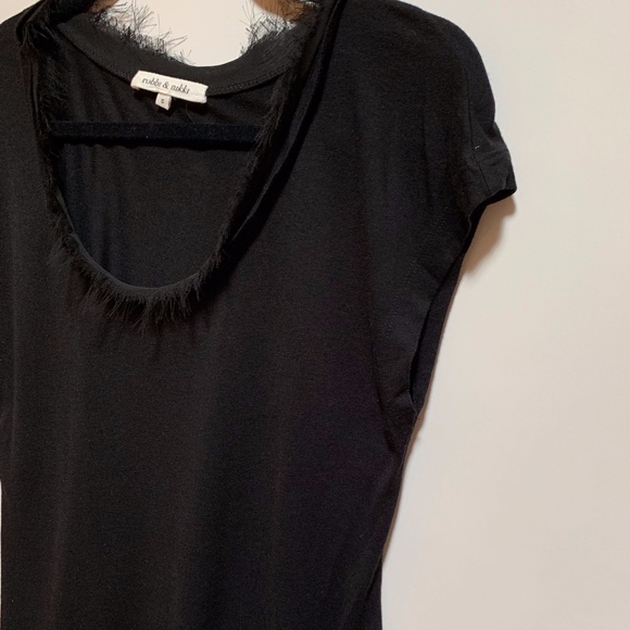 Robbi & Nikki black top with embellished neck line - Picture 7 of 7
